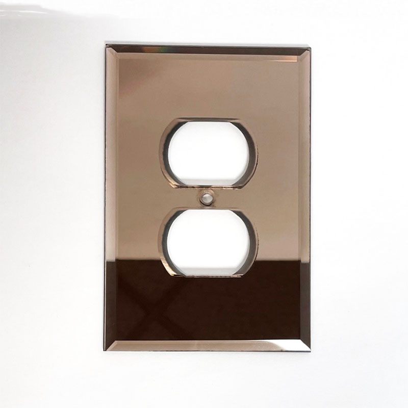 Duplex Mirror Outlet Cover